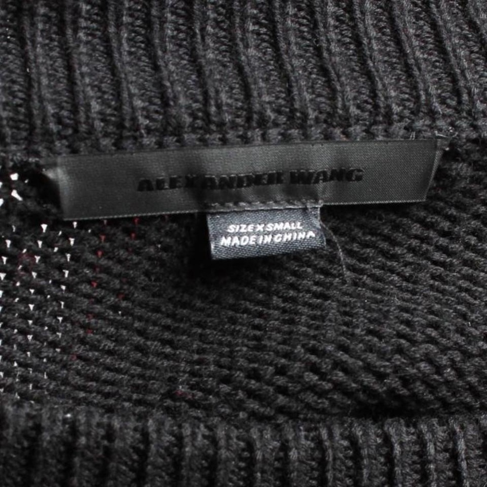 NWOT ALEXANDER WANG Sustainable Mixed Media Silk/Wool Dress Whimsigoth Fairy XS - Picture 8 of 10